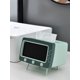thumbnail image 2 of soporte para teléfono de TV retro, soporte para todos los teléfonos, soporte multifunción único para caja de pañuelos para cocina, dormitorio, oficina, salón, cubierta de pañuelos de baño (verde) ShuxiuWang 1327537010142, 2 of 5