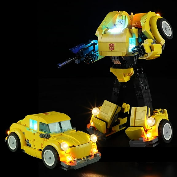 LED Light Kit for Lego 10338 Transformer Robot Set, Compatible with Lego 10338 Building Blocks Model(Not Include Blocks Set)