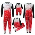 thumbnail image 1 of 2023 Joyeux Noël avant Noël Pyjamas Imprimés Pyjamas pour Femmes Coton Bio Pyjamas de Noël Famille, 1 of 5
