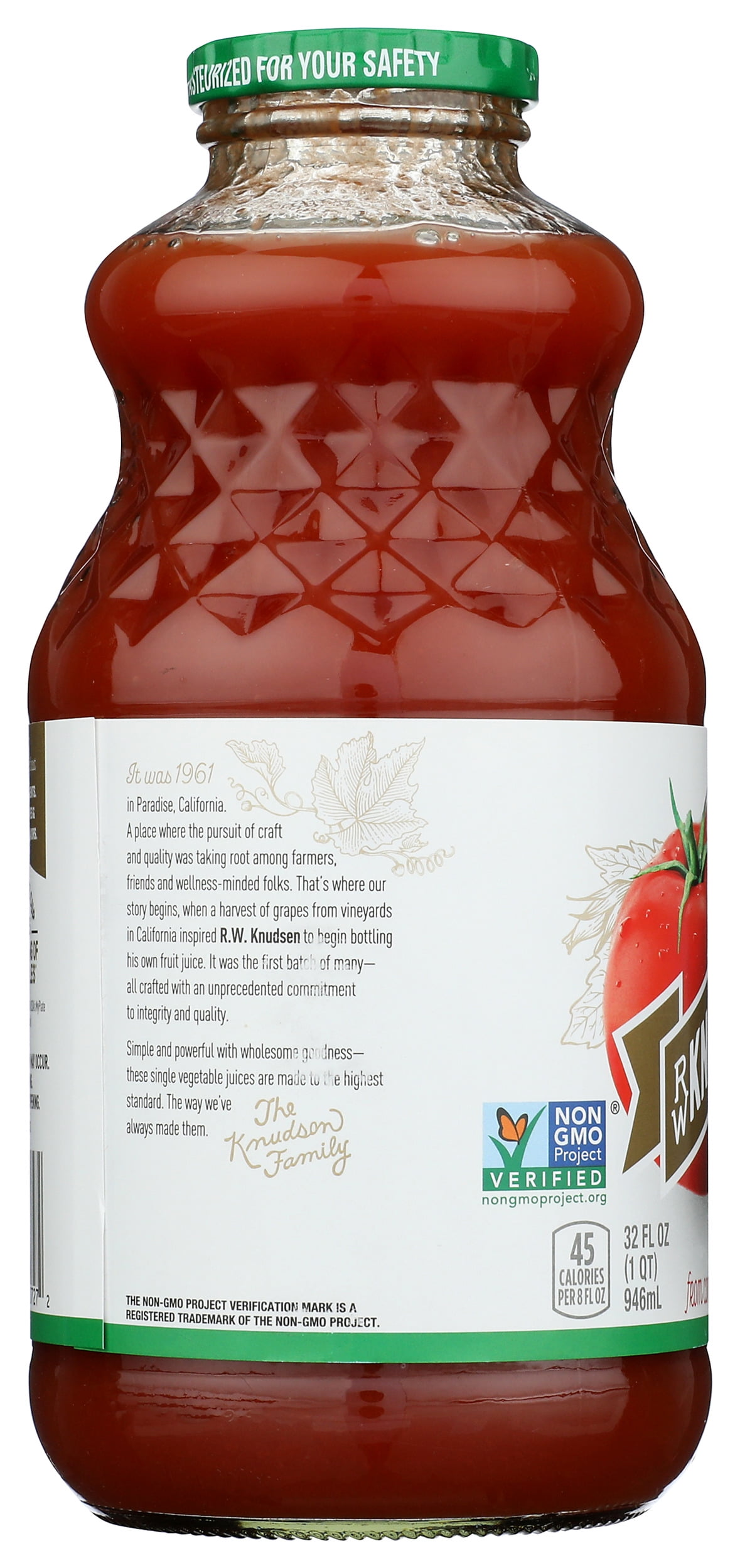 Knudsen Organic Tomato Juice, 32 Ounce - 6 per case.