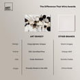 thumbnail image 6 of Glam Snowballs Canvas Modern Black White Abstract Wall Art by Art Remedy, Gallery Wrapped, 15" x 10", 6 of 7