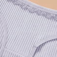 thumbnail image 6 of Besolor Women's Seamless Underwear Ribbed Stretch Mid Rise Lace No Show Panties Ladies Soft Breathable Briefs, 6 of 6