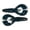 Blue Black, variant on Z Man Hella CrawZ 3.75'' Black Blue 3pk