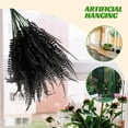 thumbnail image 6 of Viworld 4pcs Artificial Ferns Leaves Plant Black Persian Fern Leaf Plant Uv Resistant No Fade Faux Plastic Plants for Garden Porch Window Box Decorating, 6 of 9