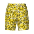 thumbnail image 4 of Lsque Mens Swim Trunks Banana A Pattern - Bathing Suit Compression Liner - Beach Swim Shorts Swimwear - (S-3XL) - Stretch Quick Dry -XX-Large, 4 of 9
