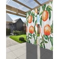 thumbnail image 3 of nqOlkjepod Outdoor Curtains for Patio Waterproof, Summer Peach Outdoor Privacy Panels Grommet, Pink Orange Fruits Botanical Green Blackout Outside Curtains for Porch/Cabana/Pergola 54"x84", 2 Panels, 3 of 8
