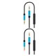 thumbnail image 3 of Matsuzay Sistema estéreo para automóvil Cable Computadora Auriculares Manos libres Llamada telefónica Control de cable Conector de 3,5 mm Cable de Type6 NO6, 3 of 5