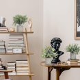 thumbnail image 5 of Paquete de 3 mini plantas falsas en macetas, plantas de plástico artificial de eucalipto, madera de romero, plantas de plástico artificial, compatible con estantería de baño, decoración de mesa de esc Afortunado Sencillez, 5 of 5