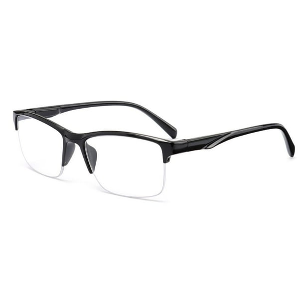 Gafas de lectura de negocios antiluz azul para hombre lentes de Metal con media montura proteccion ocular para dioptrias de oficina 1 0 1 5 2 0 2 5 3 3 5 4 0 Walmart en linea