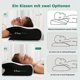 thumbnail image 2 of Memory Foam Cervical Pillow, 2 in 1 Ergonomic Contour Orthopedic Pillow for Neck Pain, Contoured Support Pillows, 2 of 3