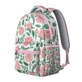 thumbnail image 2 of Floral and Bee Artwork School Backpack for Students Wear-Resistant and Comfortable Students’s Bag with Watercolor Flower Pattern, Ideal for Outdoor Activities, 2 of 4