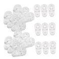 thumbnail image 4 of QUMIIRITY 100 Clips 100 Screws Mirror Glass Clips Assorted Color Wall Support, 4 of 8
