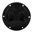 thumbnail image 4 of Escotilla para barco, placa de cubierta de inspección marina, fácil de instalar, anillos tóricos de goma, sello impermeable profesional para barco 5 pulgadas negro, 4 of 8