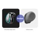 thumbnail image 4 of Matsuzay Miniauriculares inalámbricos Bluetooth 5,0, auriculares internos con sonido estéreo 3D, auriculares deportivos con caja de carga de Cables de audio/vídeo negro, 4 of 6