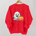 thumbnail image 5 of VKOYWKM Sweatshirts for Women Halloween Spooky Season Graphic Pullover Top Cute Crewneck Sweatshirt Oversized Long Sleeve Fall Sweatshirts, 5 of 6