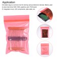 thumbnail image 5 of Unique Bargains Sacs Transparents Antistatiques Rouges 2.4x3.5inch(6x9cm) Sac de Protection Refermable pour Disque Dur HDD SSD Lot de 100, 5 of 5