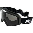 thumbnail image 1 of Birdz Pelican Black Fitover Padded ATV Motorcycle Riding Over The Glasses (OTG) Goggles Smoke Lens, 1 of 5