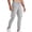 Light Gray, variant on Men's Sweatpants Waffle Knit Pants Elastic Waist Drawstring Jogger Sweatpants with Pockets Brick Red M