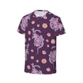 thumbnail image 3 of Honeii Snake And Flower Print Kids Boy T-Shirt,Breathable Round Neck Tee,Stylish Summer Tee for Boys, for Outdoor Activities and Casual Wear, 3 of 7