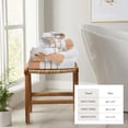 thumbnail image 4 of Luxurious Soft Cotton Decorative 6 Piece Towel Set, Clay / Taupe., 4 of 6
