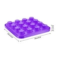 thumbnail image 2 of Uxcell Pool Ball Tray Billiard Ball Holder Snooker Storage Tray Pool Table 16 Balls, Purple 2 Pack, 2 of 4