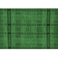 thumbnail image 1 of Ahgly Company Indoor Rectangle Abstract Emerald Green Modern Area Rugs, 2' x 5', 1 of 4