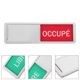 thumbnail image 4 of FELTECHELECTR Señal de estado de sala de conferencias y oficina. Señal de baño vacío/ocupado. Indicador de puerta corredera. Accesorio para baños de hoteles., 4 of 5