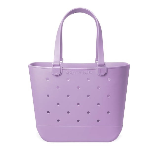 Bolso de playa moderno y sencillo Tote de goma
