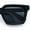Black Burgundy - Black, variant on Locs Retro Beveled Frame Horn Rim Rectangle Gangster Sunglasses Black Blue - Black