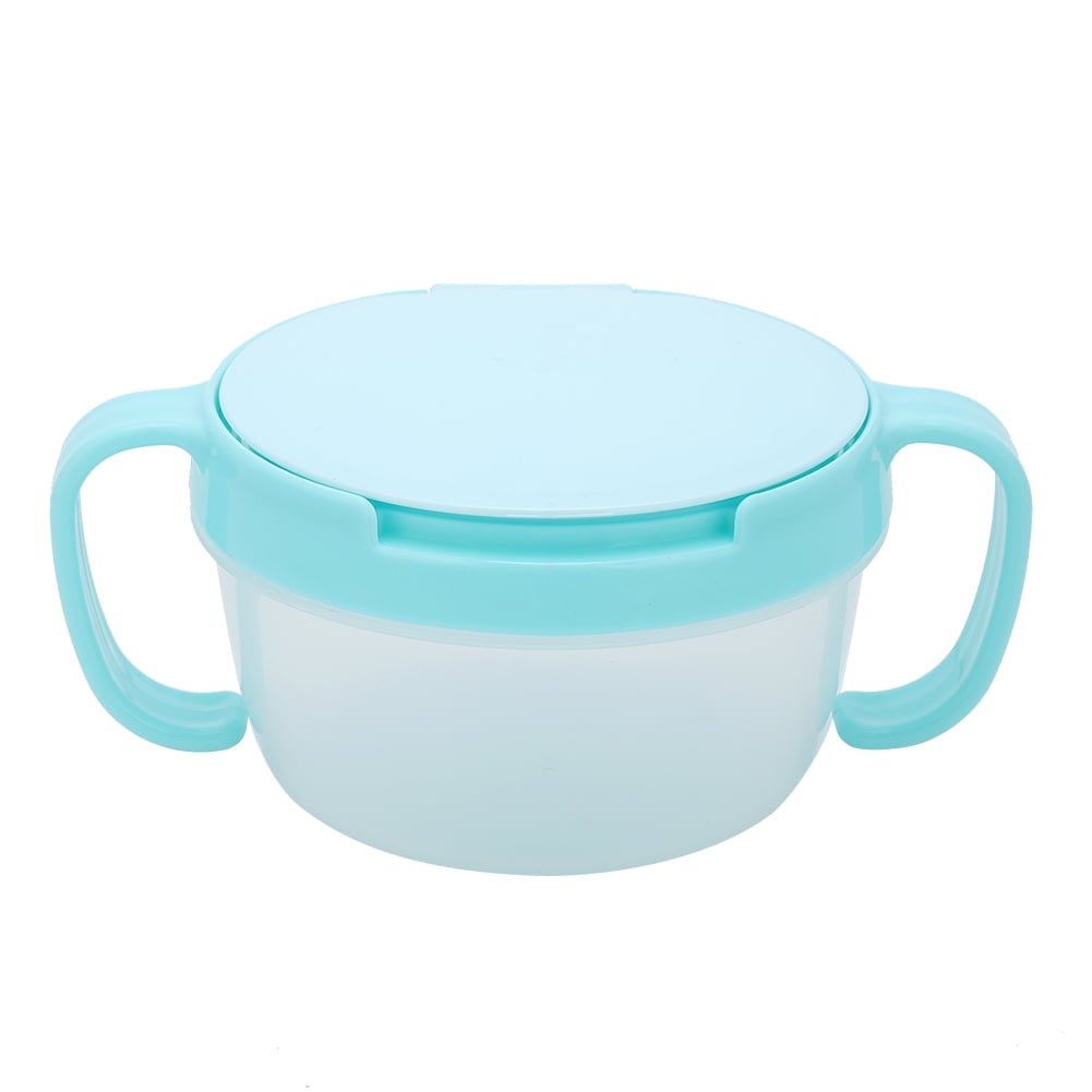 Kritne Snack Container, BPA Free Dual handle Spillproof Food Bowl