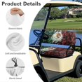 thumbnail image 6 of HUIACONG Eagle Cactus Design Golf Cart Seat Covers, Foldable Non-Slip Golf Cart Seat Cover Blanket for Club Car, 6 of 7