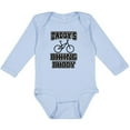 thumbnail image 3 of Inktastic Daddys Biking Buddy Boys or Girls Long Sleeve Baby Bodysuit, 3 of 5