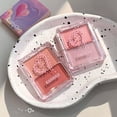 thumbnail image 4 of 2 Color Liquid Blush Cream & Highlight Contour Makeup Palette, Silky Smooth Long-Lasting Formula for Rosy Complexion, Botanical Extract, Gentle Matte Finish, 4 of 8