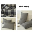 thumbnail image 5 of Home Savings Items !Amvlyk Plaid Pillow Shams Checkered Pillowcase Ginghams Pillow Covers Standard Size Pillow Cases Soft Breathable Pillow Cases Set Of 2 Retro Farmhouses Pillowcase,Gray, 5 of 6