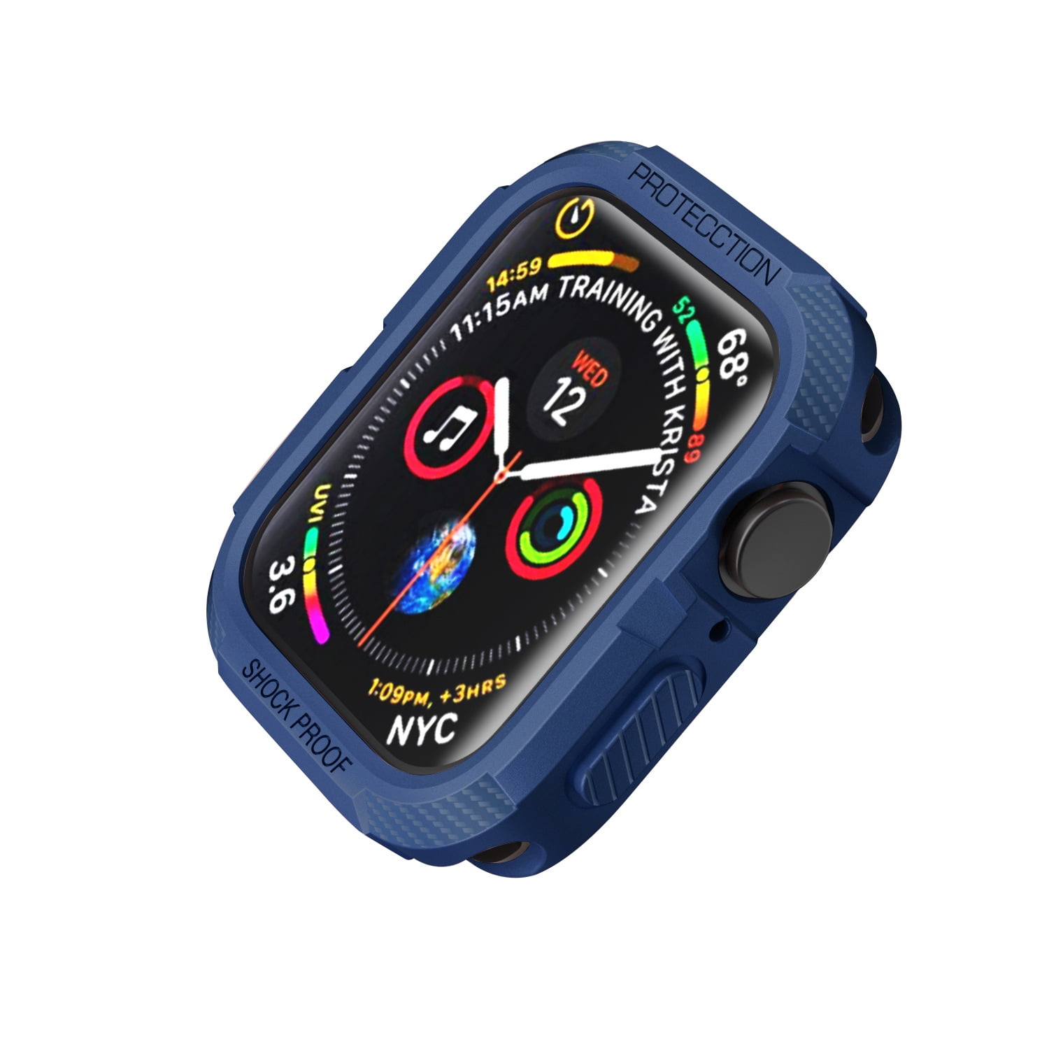 2 Pack Case for Apple Watch Series 4 5 6 7 8 Screen Protector Overall Protective Case TPU HD Ultra Thin Cover Walmart