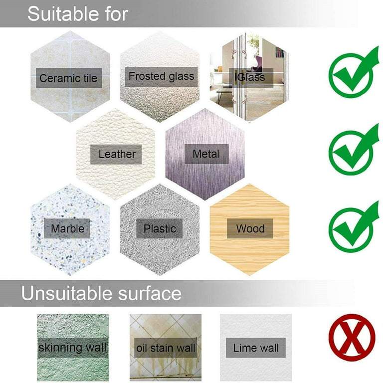 ZMUAXUAN Strong Nano Double Sided Tape Heavy Duty Mounting Clear Removable  Sticky Adhesive Strips No Damage Wall Waterproof Reusable Thick Gel Grip  Washable for Hanging Picture Poster Carpet Photo 1