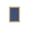 thumbnail image 3 of Unique Loom Braided Jute Collection Area Rug - Goa (2' x 3' 1" Rectangle Navy Blue/Tan), 3 of 7