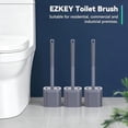 thumbnail image 7 of Toilet Bowl Brush and Holder, 3 Pack Compact Toilet Brush Set with Nylon Bristles Toilet Brush Hidden Scrubber Brushes for Bathroom Cleaning—Blue, 7 of 7