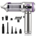 thumbnail image 2 of ALILYY Car Vacuum Cleaner,22000PA Cordless Car Vacuum 4 in 1 Handheld Vacuum for Car with Compressed Air Duster & Air Blower & Pump Hand Held Vacuum for Car,Home,Office,Camping,Silver, 2 of 9