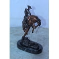thumbnail image 6 of Nifao Outlaw by Remington Bronze Statue Replica, Western Decor – Home Decor Sculpture, 7"L x 3"W x 10"H, 6 of 10