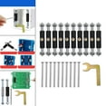 thumbnail image 2 of Vis de Cassette Kit de Support de Tige Interrupteur Rouille Fixateur de Prise Électrique Dispositif de Réparation Résistant pour Interrupteur Mural 118 Type Isolé, 2 of 9
