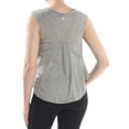 thumbnail image 3 of FREE PEOPLE Womens Gray Movement High Tide Cropped Tank Top M, 3 of 3