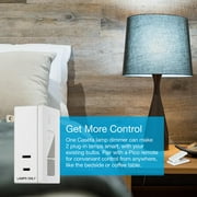 Lutron Caseta Wireless Single-Pole/3-Way Smart Lighting Lamp Dimmer and Remote Kit