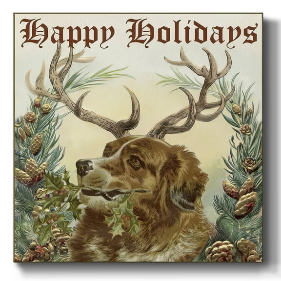 Reindog II- Gallery Wrapped Canvas