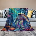 thumbnail image 2 of BCIIG Jellyfishes Warm Lightweight Fleece Blanket Soft Flannel Blanket for All Seasons Living Rooms Sofa Decor Cow Gifts - 3 Sizes 50x60in, 2 of 6