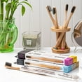thumbnail image 2 of allBambu Bamboo Charcoal Toothbrush - Soft, Blue, 2 of 2