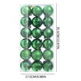 thumbnail image 3 of Tarmeek Christmas Decorations 36PCS Christmas Xmas Tree Ball Bauble Hanging Home Party Ornament Decor 6CM Xmas Tree Ornaments, 3 of 7