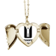 thumbnail image 1 of Alguien que pueda gritar. Collar colgante en forma de melocotón con alas Unbranded M, 1 of 3