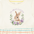 thumbnail image 4 of Inktastic My First Easter Bunny Girls Baby Dress, 4 of 5
