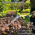 thumbnail image 7 of Hedge Clippers, Hedge She   for Trimming Borders, Hedge Trimmer with Low-Friction Sharp Enough Blade, Garden She   Gardening Tools with Soft Rubber Grip Bush Cutters Effortless Pruning 19 Inch, 7 of 7